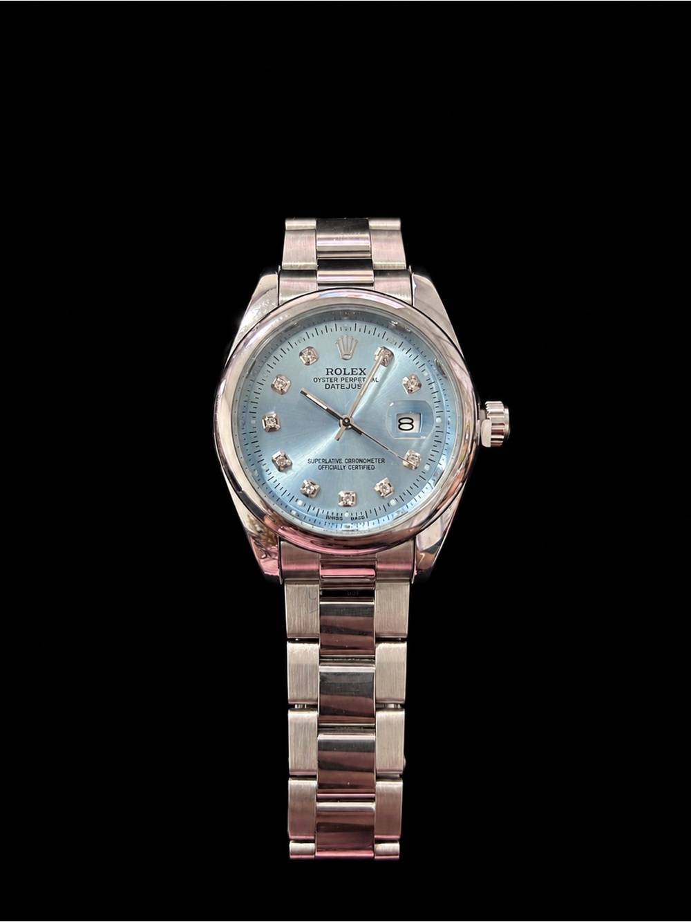 Datejust Ice Blue Dial Stainless Steel Bracelet